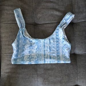 Reversible bikini top